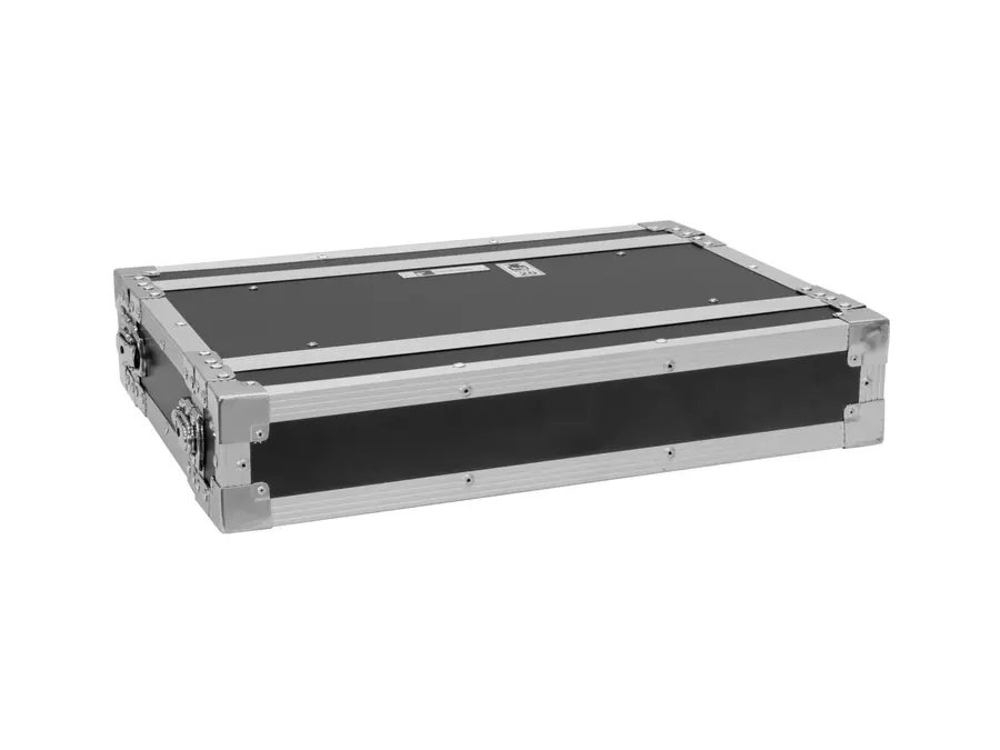 Roadinger Effect Rack CO DD, 24cm, Black 1U; Plywood; Dual Covers; 19-Inch Rails 