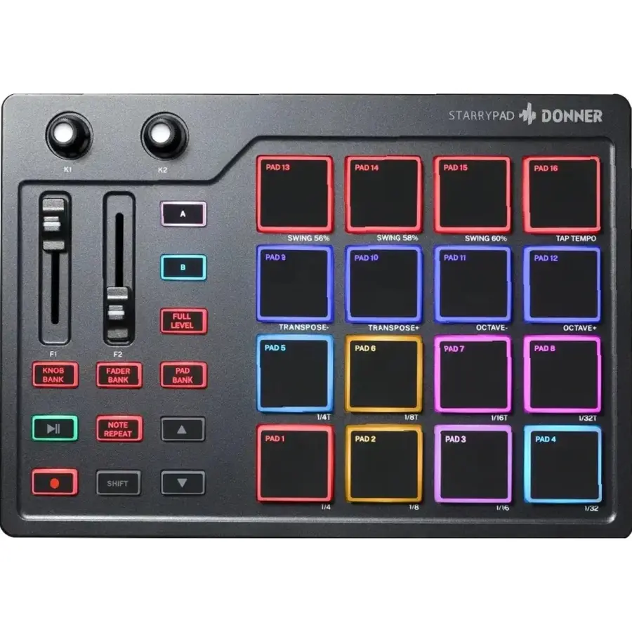Donner StarryPad MIDI Controller For Music Production 
