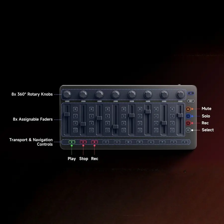 Donner STARRYCRTL MIDI Controller Wireless Operation 
