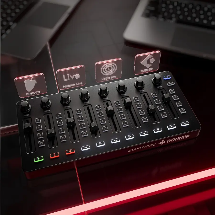 Donner STARRYCRTL MIDI Controller Wireless Operation 