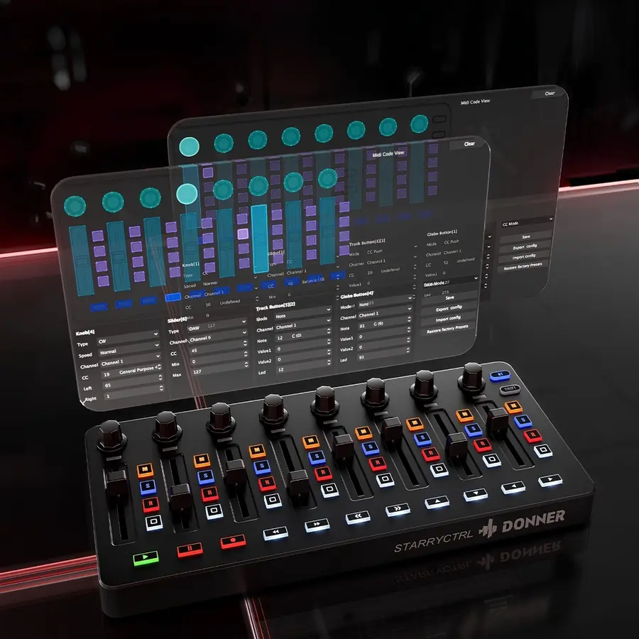Donner STARRYCRTL MIDI Controller Wireless Operation 