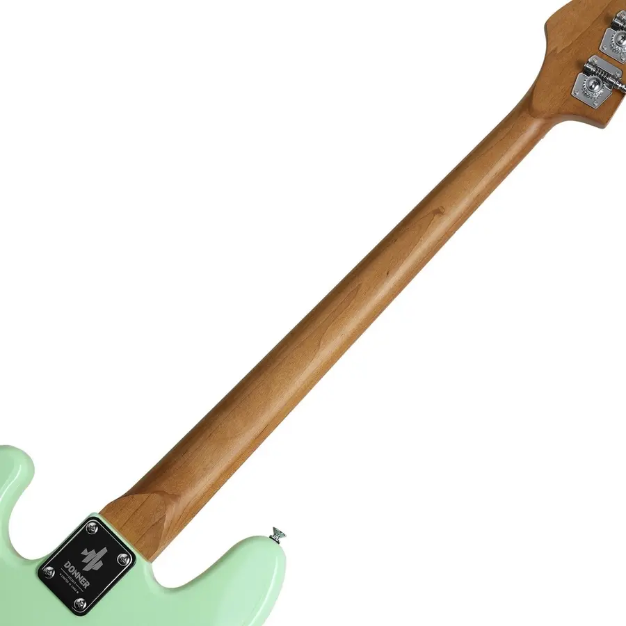 Donner Seeker Deluxe Bass, Surf Green Electric Bass Package 