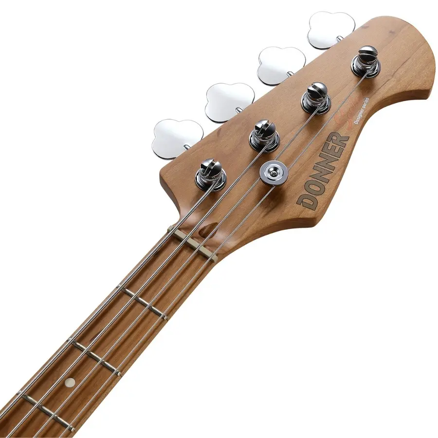 Donner Seeker Deluxe Bass, Surf Green Electric Bass Package 