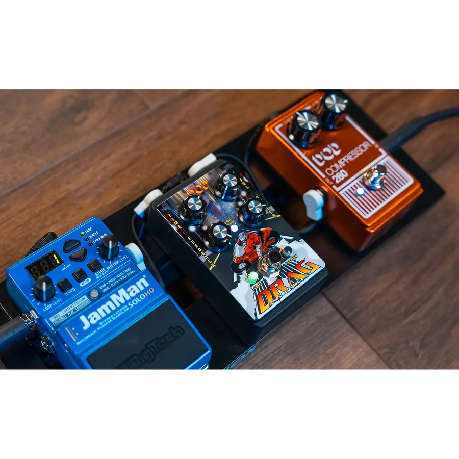 DOD DRAG Modulated Analog Delay Digitally Controlled BBD FX Pedal 