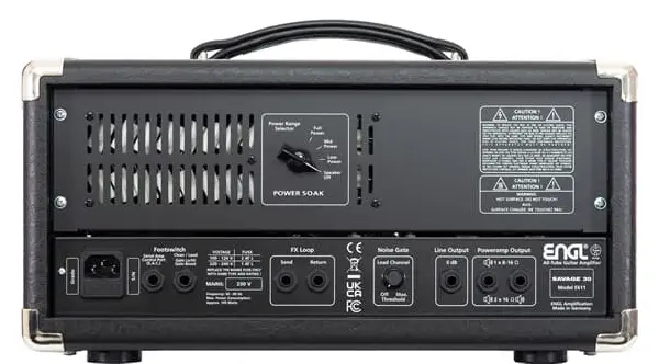 ENGL Savage 30 E611 Tube Amp Head 30W, Noise Gate, Power Soak 