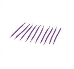 CopperSound 1.5" Hookup Wire Purple Pre-Cut Stripped DIY Strand