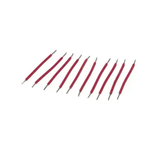 CopperSound 1.5" Hookup Wire Red Pre-Cut Stripped DIY Circuit Strand