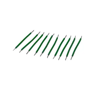 CopperSound 2" Hookup Wire Green Pre-Cut Stripped DIY Strand