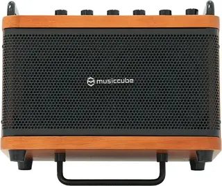 MusicCube Tiny Box D2 Dark Oak Portable Wireless Bluetooth Speaker