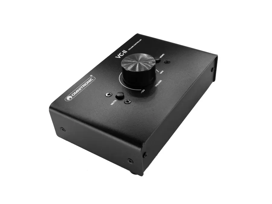 Omnitronic VC-11 Volume Control Passive monitor volume knob, mute switch 
