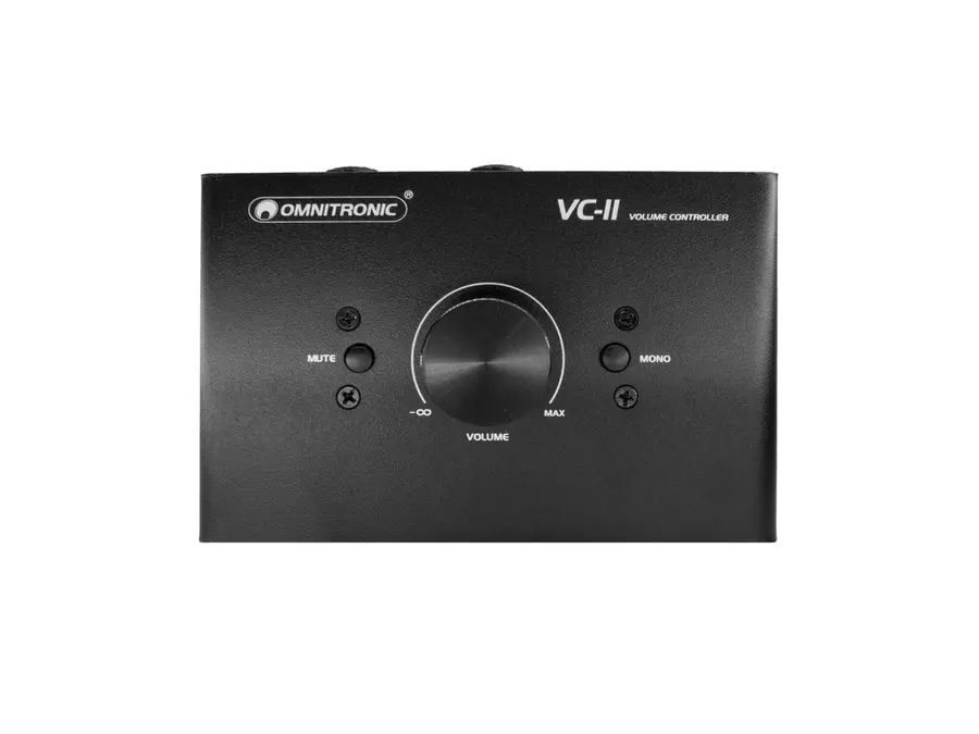 Omnitronic VC-11 Volume Control Passive monitor volume knob, mute switch 