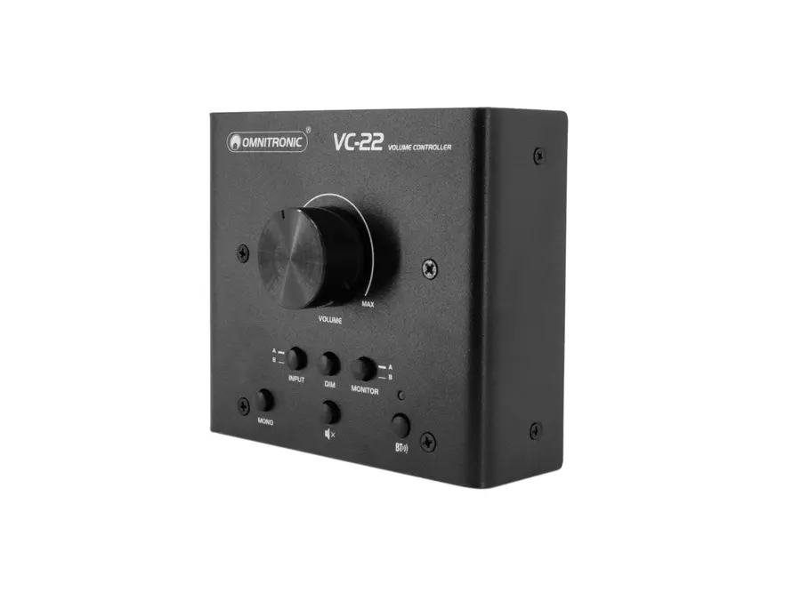 Omnitronic VC-22 Volume Control Active monitor volume, 2x2 selection 