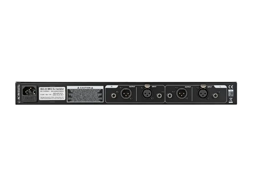 Omnitronic ISO-23 MK2 Isolator 3-band frequency isolator, XLR/RCA 