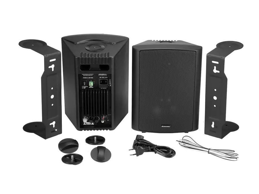 Omnitronic ALP-6A Active Speaker Black, 2-way pair, 6.5 in 