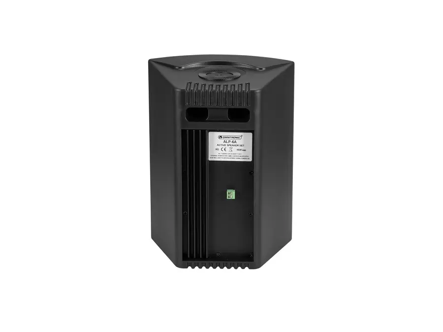 Omnitronic ALP-6A Active Speaker Black, 2-way pair, 6.5 in 