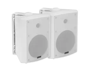 Omnitronic ALP-6A Active Speaker White, 6.5 in, 2 x 45 W, RCA