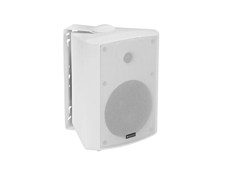 Omnitronic ALP-6A Active Speaker White, 6.5 in, 2 x 45 W, RCA 