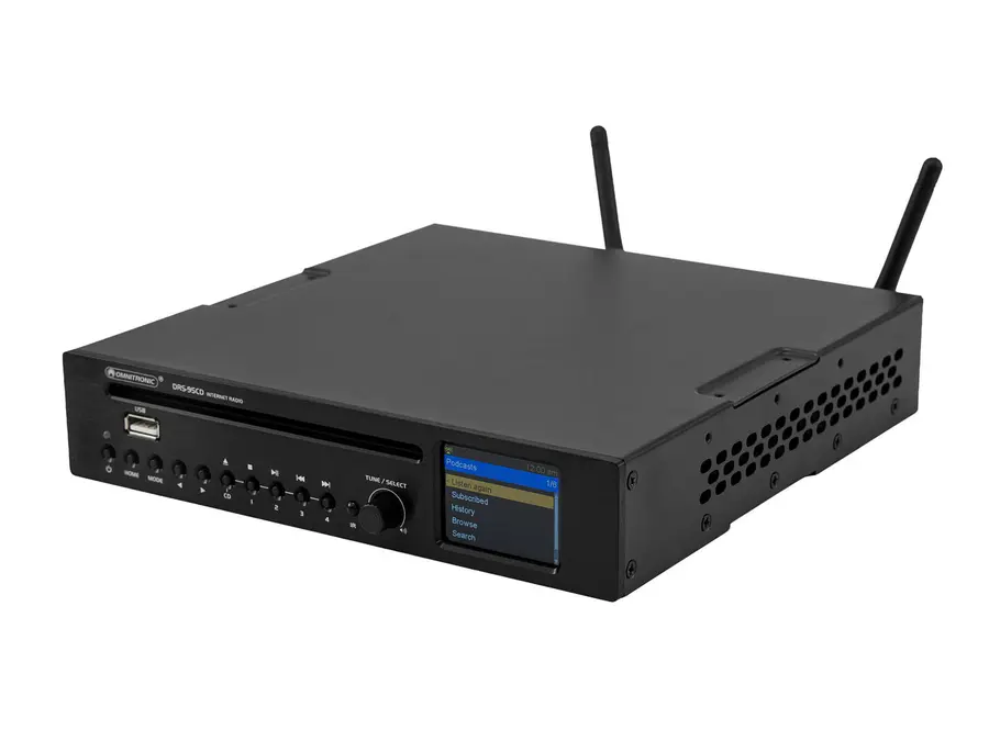 Omnitronic DRS-95CD Internet DAB+, FM, CD, Bluetooth, Wi-Fi 