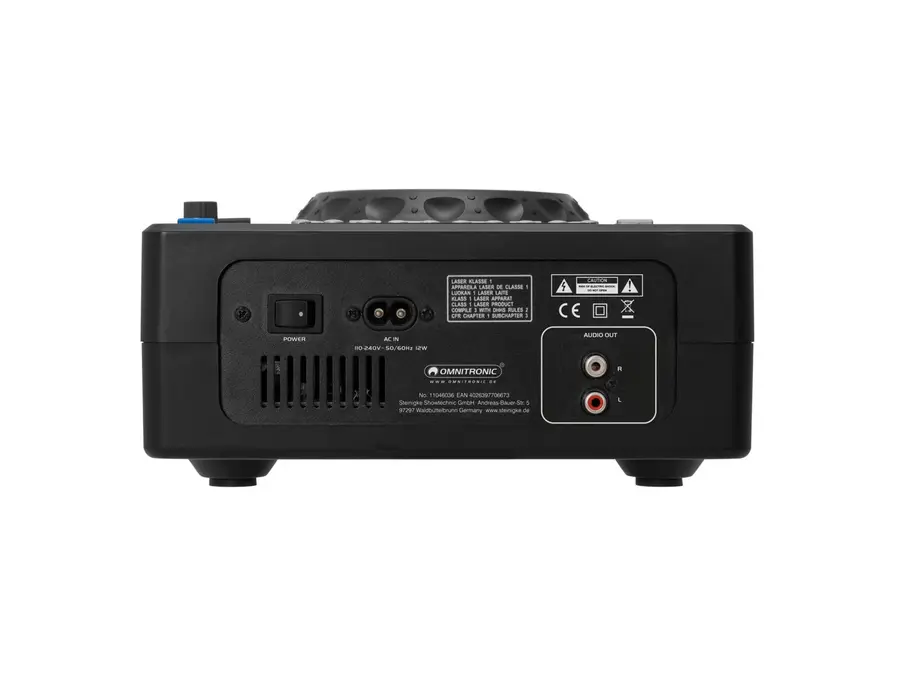 Omnitronic XMT-1400 MK2 CD Pl USB, SD, Scratch Jog Dial 