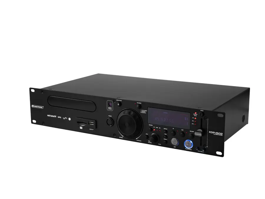 Omnitronic XDP-1502 CD/MP3 P 1U, USB, SD, 2U Rack 