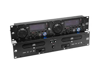 Omnitronic XDP-3002 Dual CD/ 2 USB, 2 SD Slots, Jog Dial