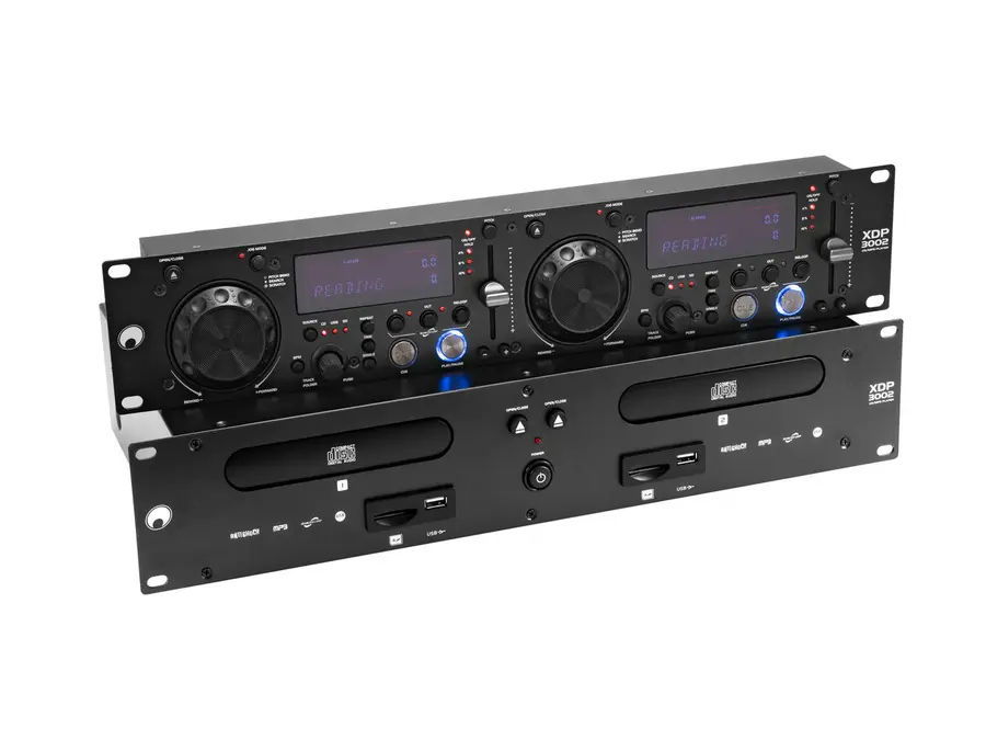 Omnitronic XDP-3002 Dual CD/ 2 USB, 2 SD Slots, Jog Dial 
