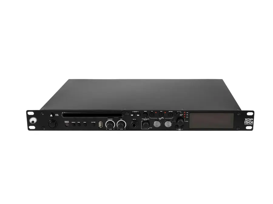 Omnitronic XDP-1501 CD/MP3 P 1U Rack, USB, Mic Input, IR Remote 