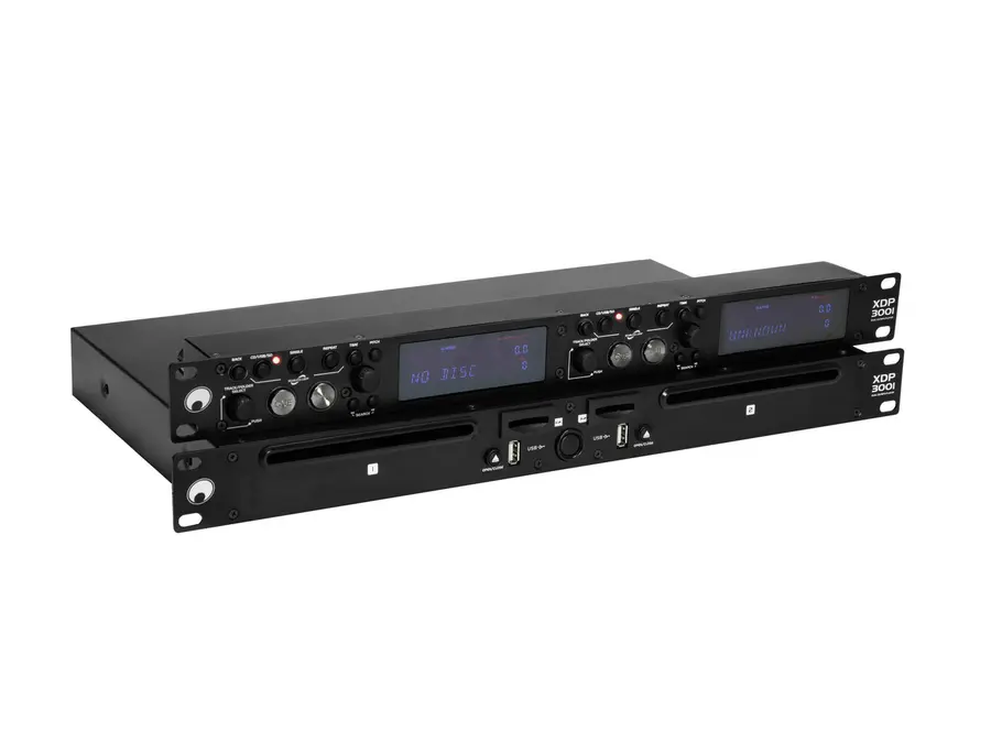 Omnitronic XDP-3001 CD/MP3 P 2 USB, 2 SD Slots, 2U Rack 