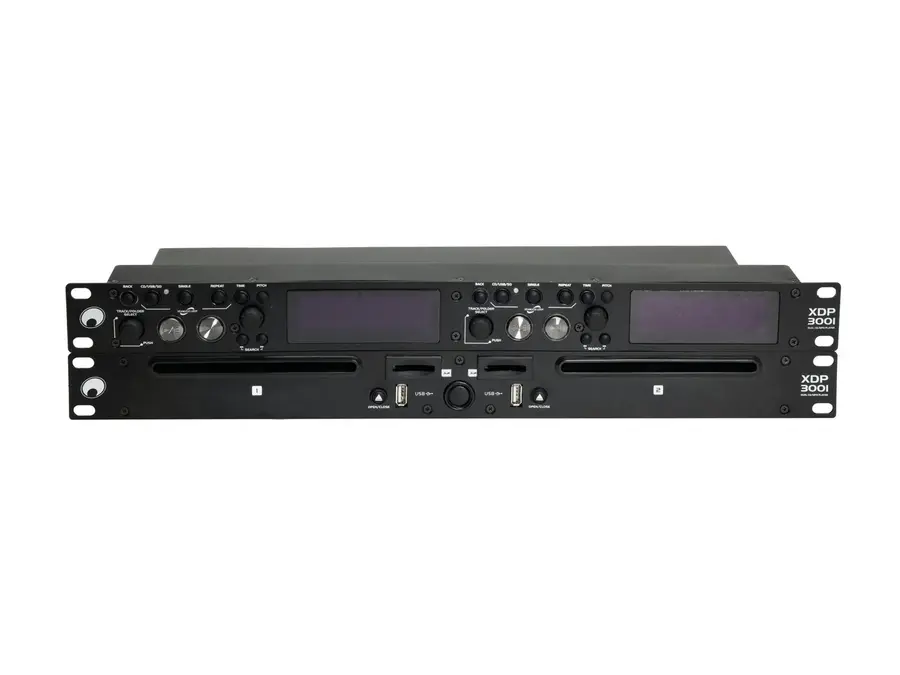 Omnitronic XDP-3001 CD/MP3 P 2 USB, 2 SD Slots, 2U Rack 