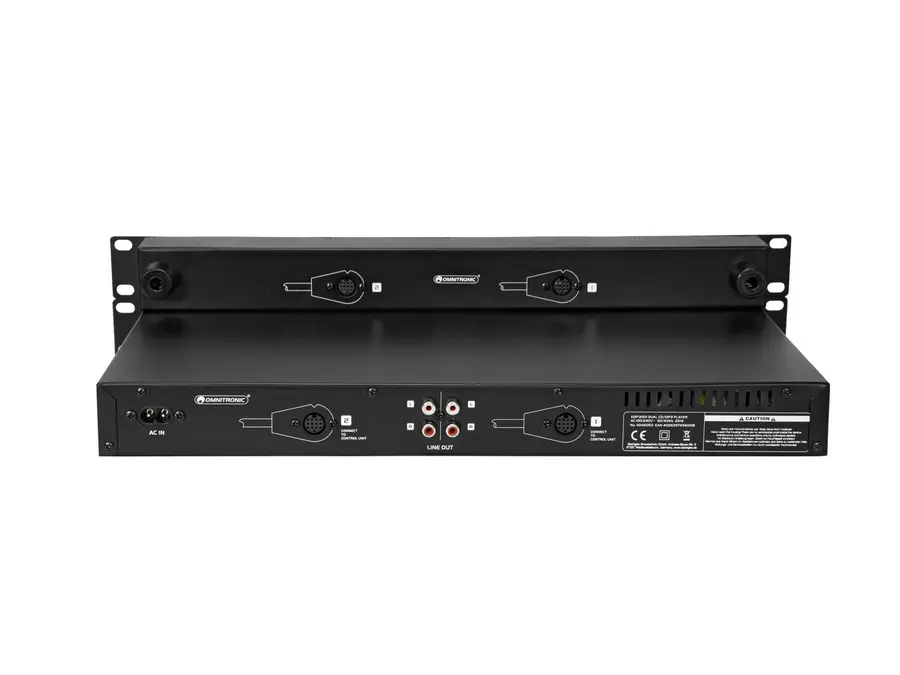 Omnitronic XDP-3001 CD/MP3 P 2 USB, 2 SD Slots, 2U Rack 