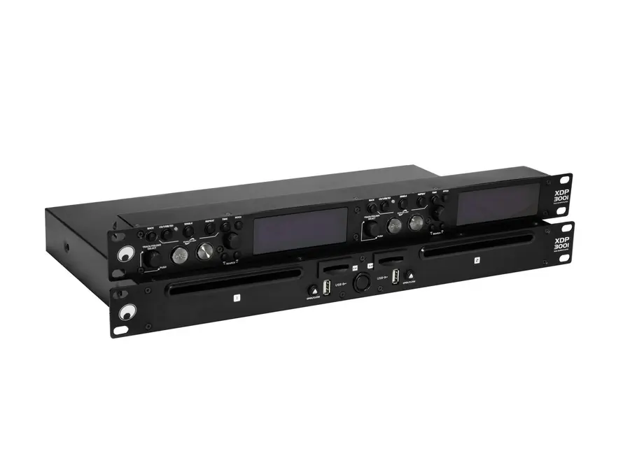 Omnitronic XDP-3001 CD/MP3 P 2 USB, 2 SD Slots, 2U Rack 
