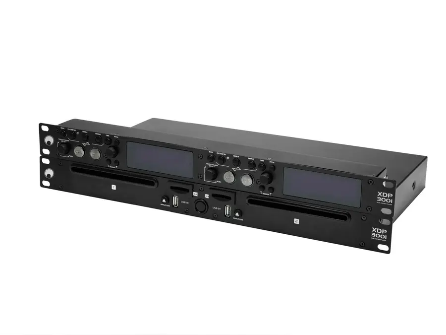 Omnitronic XDP-3001 CD/MP3 P 2 USB, 2 SD Slots, 2U Rack 