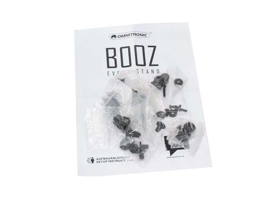 Omnitronic TV Mount for BOOZ TV bracket with bag for BOOZ stand 