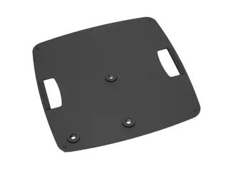 Omnitronic BPS-3 Base Plate Black steel plate, 3 x M20 threads
