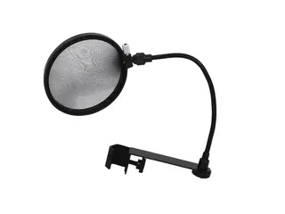 Omnitronic Microphone Pop Filter 155 mm Mesh, 33 cm Gooseneck