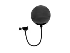 Omnitronic Microphone Pop Filter Fine Wire Mesh, 135 mm, 30 cm Arm