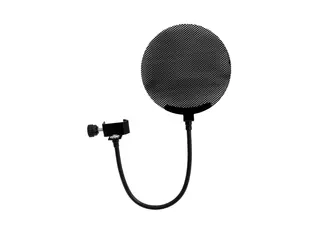 Omnitronic Microphone Pop Filter Fine Wire Mesh, 135 mm, 30 cm Arm