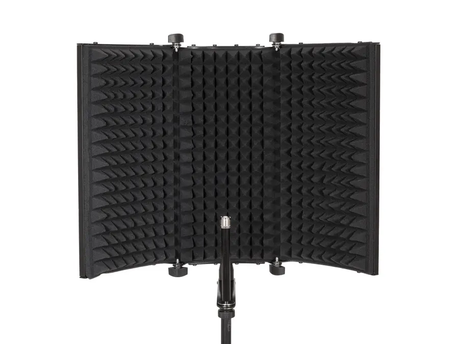 Omnitronic AS-03 Foldable Mic 3 Folding Segments, Steel Frame 