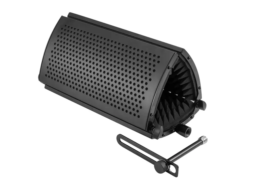 Omnitronic AS-03 Foldable Mic 3 Folding Segments, Steel Frame 