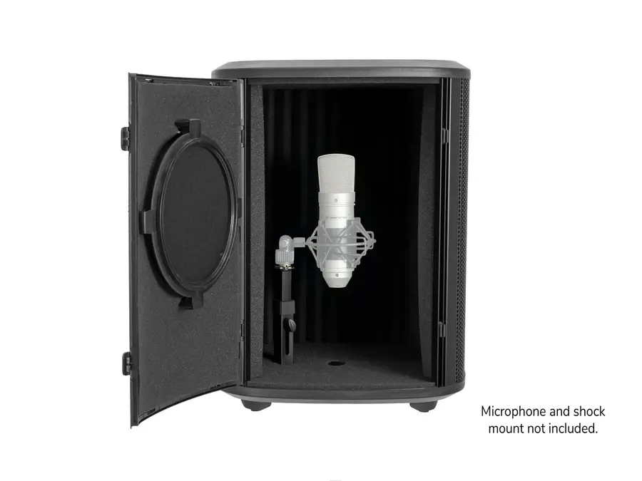 Omnitronic MIB-01 Isolation Box Adjustable Arm, Foam, Pop Filter 