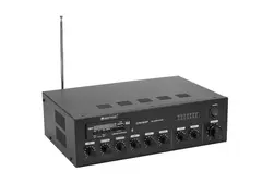 Omnitronic CPE-60P PA Mixer Bluetooth, USB, FM Tuner, 3 Mic Inputs
