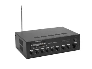 Omnitronic CPE-60P PA Mixer Bluetooth, USB, FM Tuner, 3 Mic Inputs