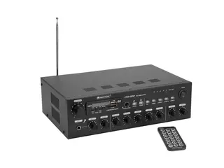 Omnitronic CPZ-120P PA Mixer 4-Zone, Bluetooth, Audio Player, 120W