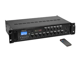 Omnitronic MAVZ-60.6P PA Amp 6-Zone, 60 W RMS, Bluetooth, USB/SD