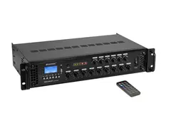 Omnitronic MAVZ-120.6P PA Amp 6-Zone, Bluetooth, USB/SD, 120 W RMS