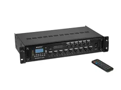 Omnitronic MAVZ-240.6P PA Amp 6-Zone, 240 W RMS, Bluetooth