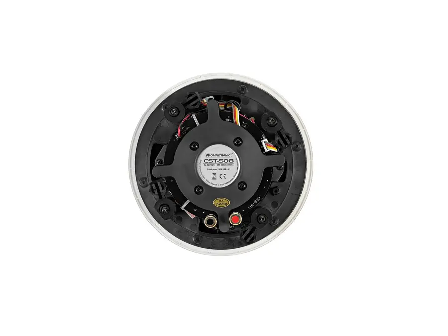 Omnitronic CST-508 2-Way Ceiling Speaker, 8 Ohms, 30 W RMS 